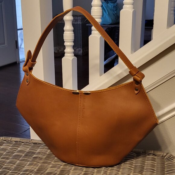 Portland Leather Handbags - Portland Leather Kangaroo in Honey - Large